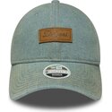 gorra-curva-azul-ajustable-para-mujer-con-logo-marron-9twenty-denim-de-los-angeles-dodgers-mlb-de-new-era
