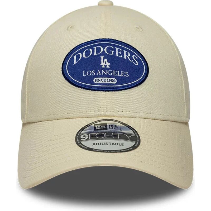 gorra-curva-crema-ajustable-con-logo-azul-9forty-patch-de-los-angeles-dodgers-mlb-de-new-era