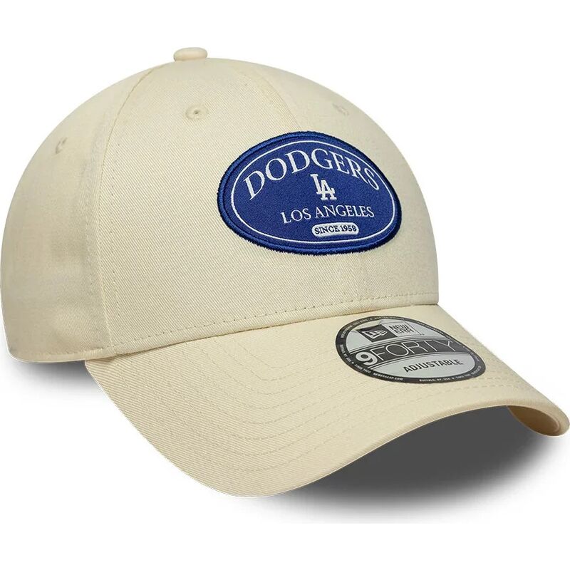gorra-curva-crema-ajustable-con-logo-azul-9forty-patch-de-los-angeles-dodgers-mlb-de-new-era