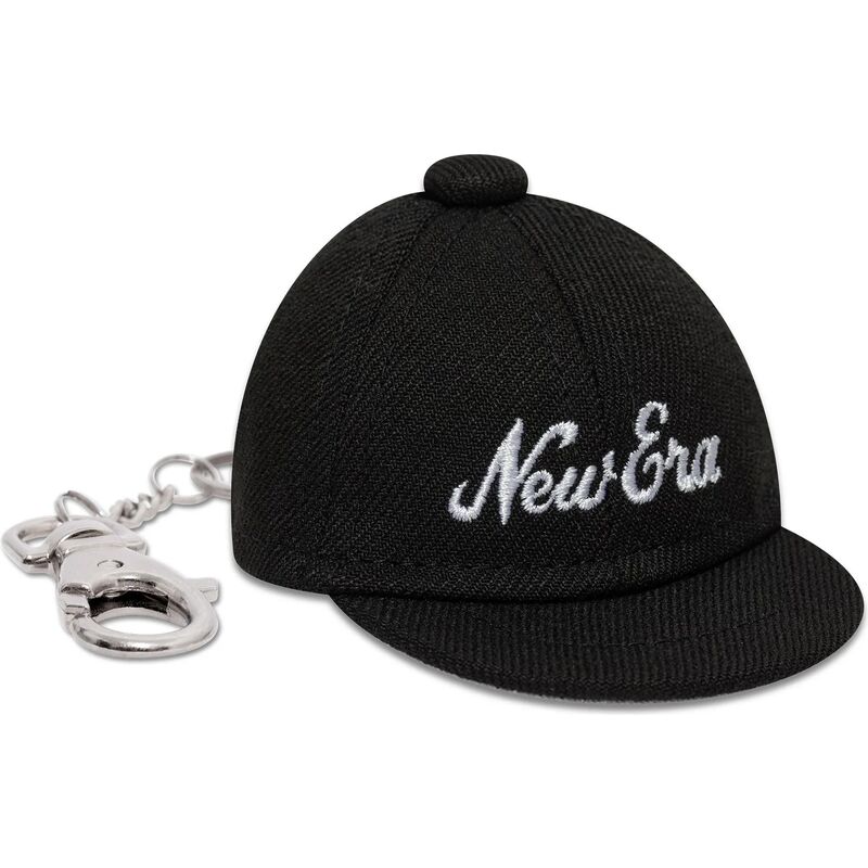 new-era-mini-cap-chain-black-keychain
