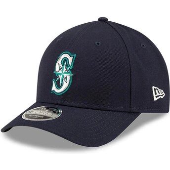 Gorra curva azul marino snapback 9FORTY M-Crown Player Replica de Seattle Mariners MLB de New Era