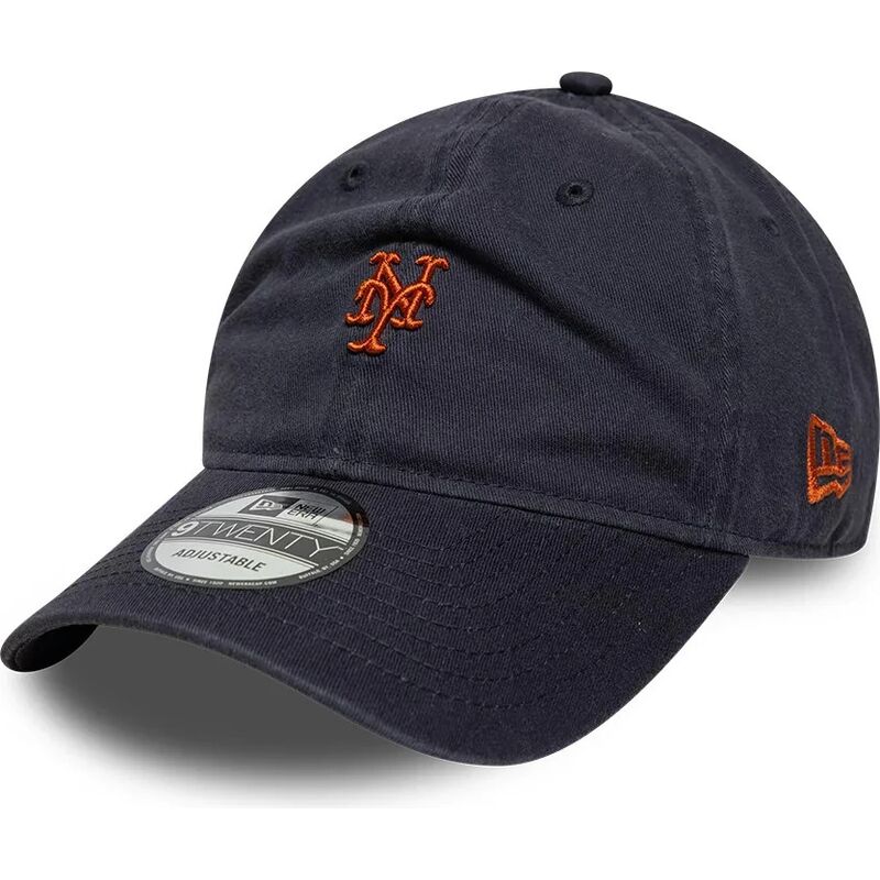 gorra-curva-azul-marino-ajustable-con-logo-marron-9twenty-mini-logo-de-new-york-mets-mlb-de-new-era