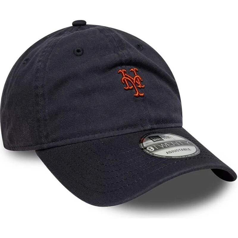 gorra-curva-azul-marino-ajustable-con-logo-marron-9twenty-mini-logo-de-new-york-mets-mlb-de-new-era