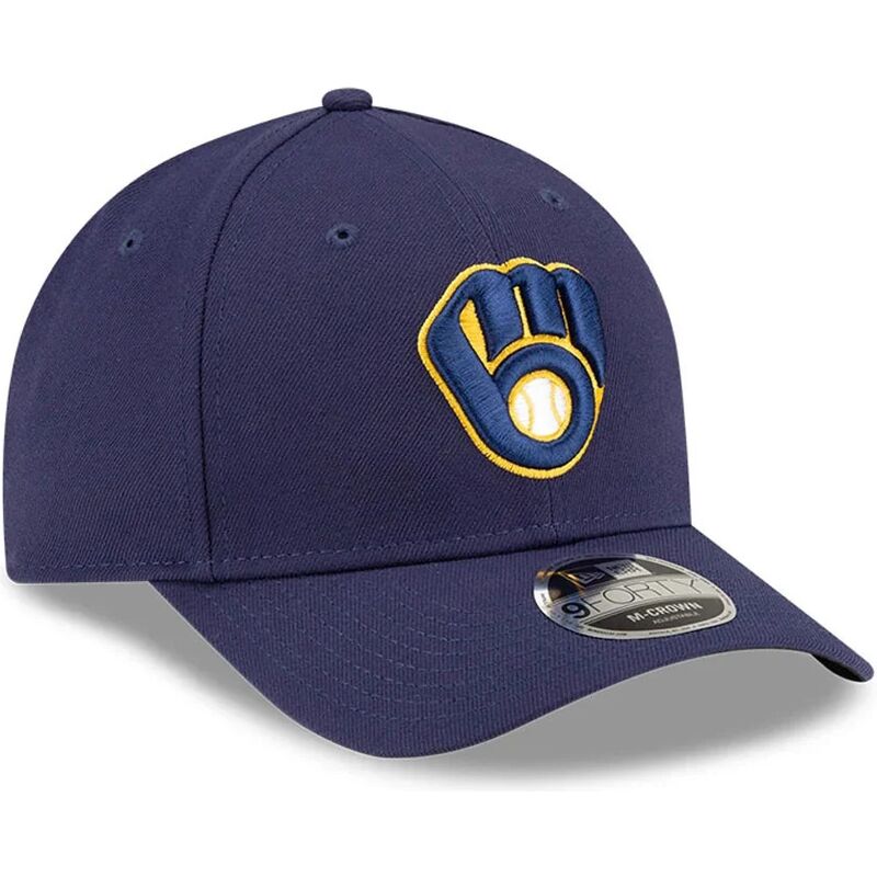 gorra-curva-azul-marino-snapback-9forty-m-crown-player-replica-de-milwaukee-brewers-mlb-de-new-era
