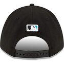 gorra-curva-negra-snapback-9forty-m-crown-player-replica-de-miami-marlins-mlb-de-new-era