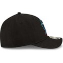 gorra-curva-negra-snapback-9forty-m-crown-player-replica-de-miami-marlins-mlb-de-new-era