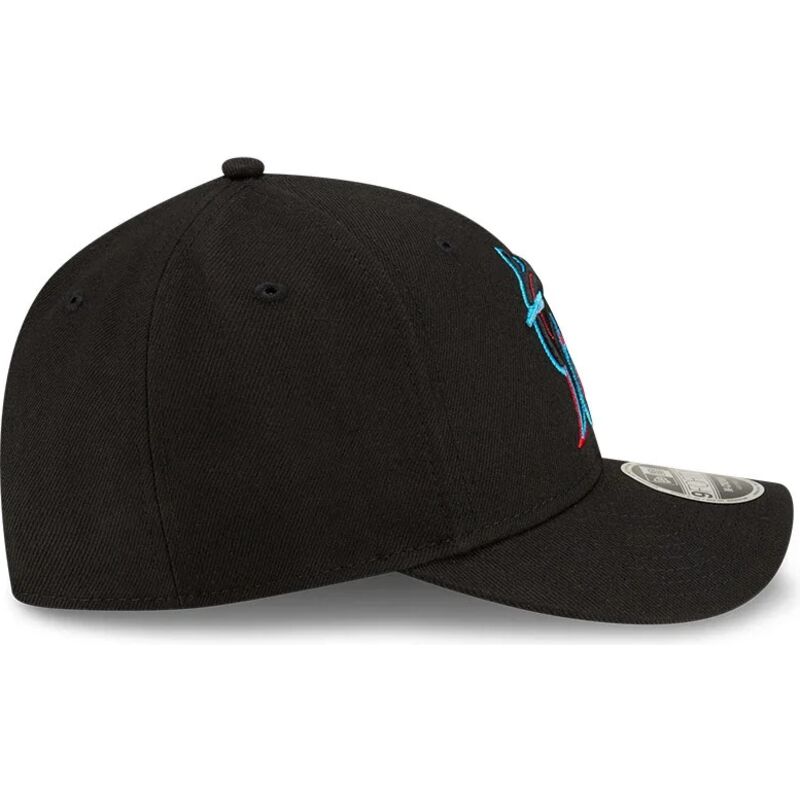 gorra-curva-negra-snapback-9forty-m-crown-player-replica-de-miami-marlins-mlb-de-new-era gorra-curva-negra-snapback-9forty-m-crown-player-replica-de-miami-marlins-mlb-de-new-era