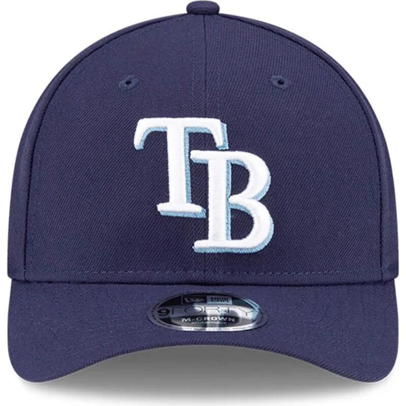 gorra-curva-azul-marino-snapback-9forty-m-crown-player-replica-de-tampa-bay-rays-mlb-de-new-era