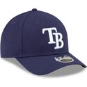 gorra-curva-azul-marino-snapback-9forty-m-crown-player-replica-de-tampa-bay-rays-mlb-de-new-era