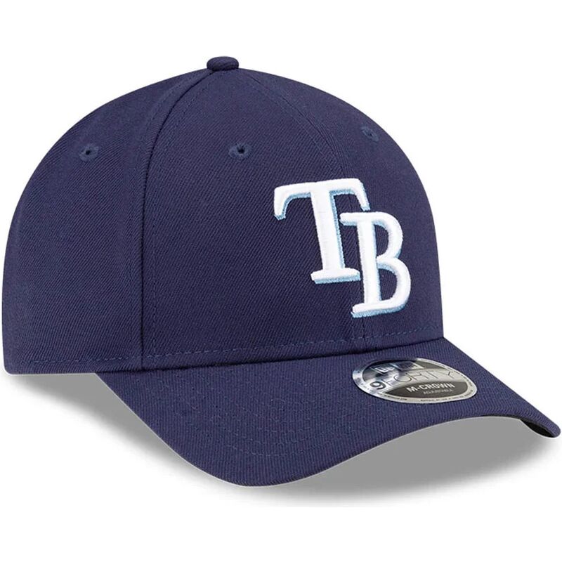 gorra-curva-azul-marino-snapback-9forty-m-crown-player-replica-de-tampa-bay-rays-mlb-de-new-era