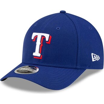 New Era Curved Brim 9FORTY M-Crown Player Replica Texas Rangers MLB Blue Snapback Cap