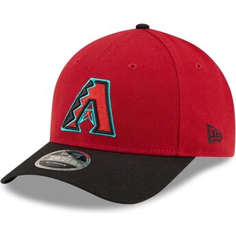 Gorra curva roja y negra snapback 9FORTY M-Crown Player Replica de Arizona Diamondbacks MLB de New Era