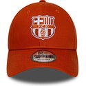 new-era-curved-brim-9forty-seasonal-fc-barcelona-laliga-orange-adjustable-cap