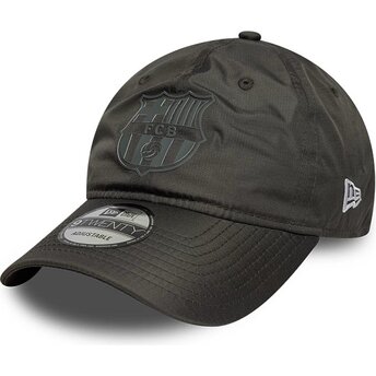 Gorra curva gris ajustable 9TWENTY Ripstop de FC Barcelona LALIGA de New Era