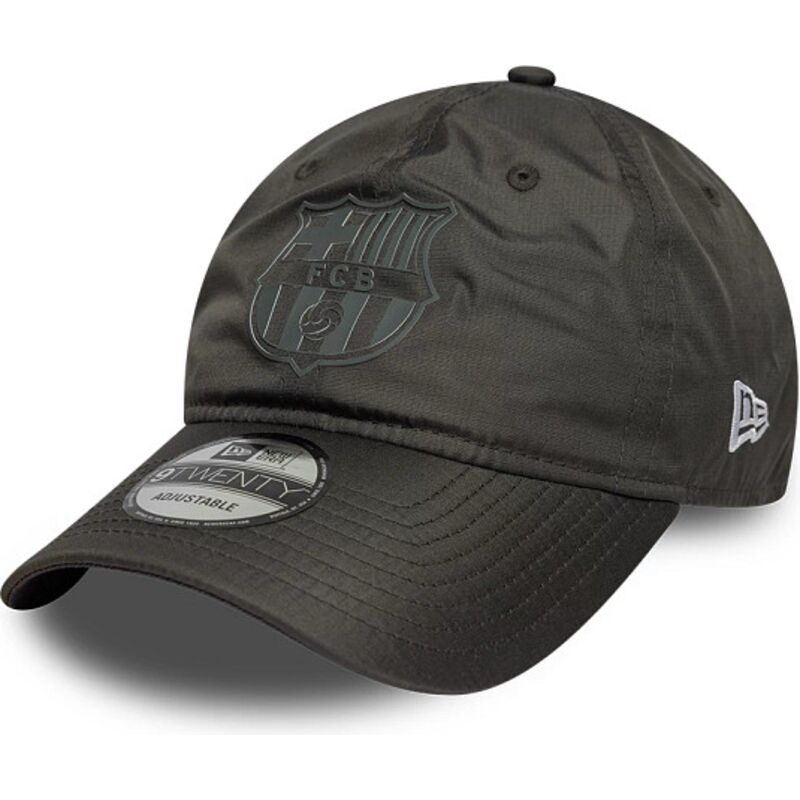 gorra-curva-gris-ajustable-9twenty-ripstop-de-fc-barcelona-laliga-de-new-era