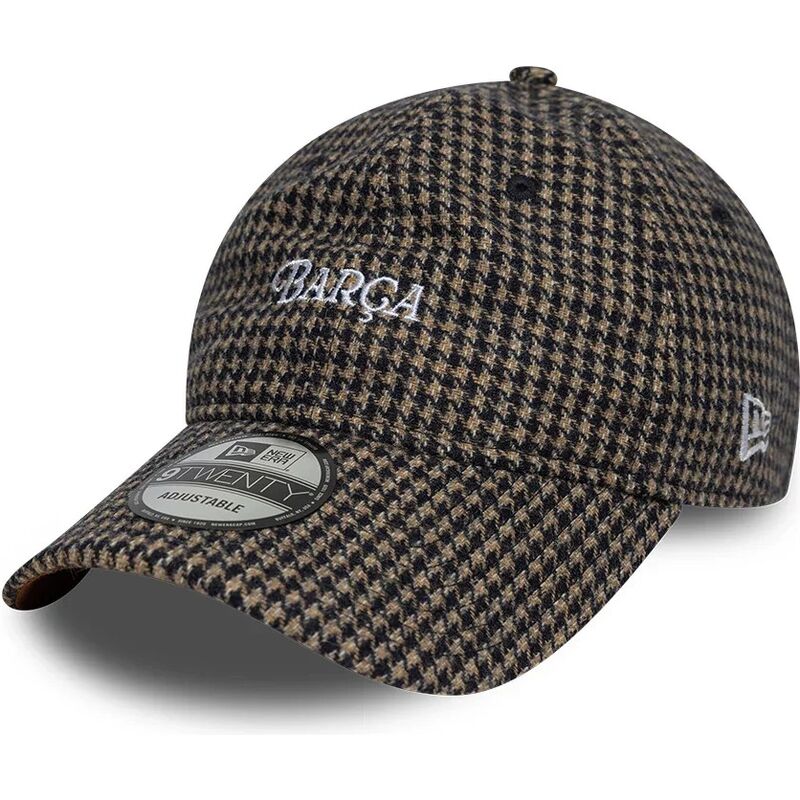 new-era-curved-brim-9twenty-herringbone-fc-barcelona-laliga-brown-adjustable-cap new-era-curved-brim-9twenty-herringbone-fc-barcelona-laliga-brown-adjustable-cap
