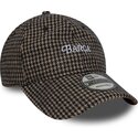new-era-curved-brim-9twenty-herringbone-fc-barcelona-laliga-brown-adjustable-cap