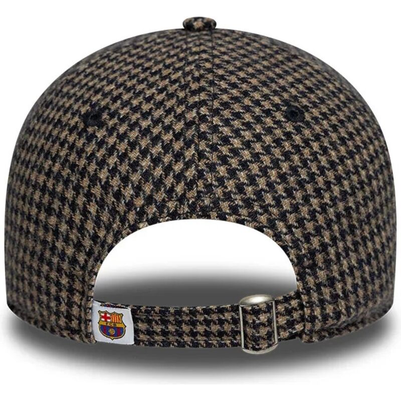 new-era-curved-brim-9twenty-herringbone-fc-barcelona-laliga-brown-adjustable-cap new-era-curved-brim-9twenty-herringbone-fc-barcelona-laliga-brown-adjustable-cap