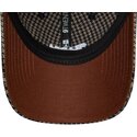 new-era-curved-brim-9twenty-herringbone-fc-barcelona-laliga-brown-adjustable-cap