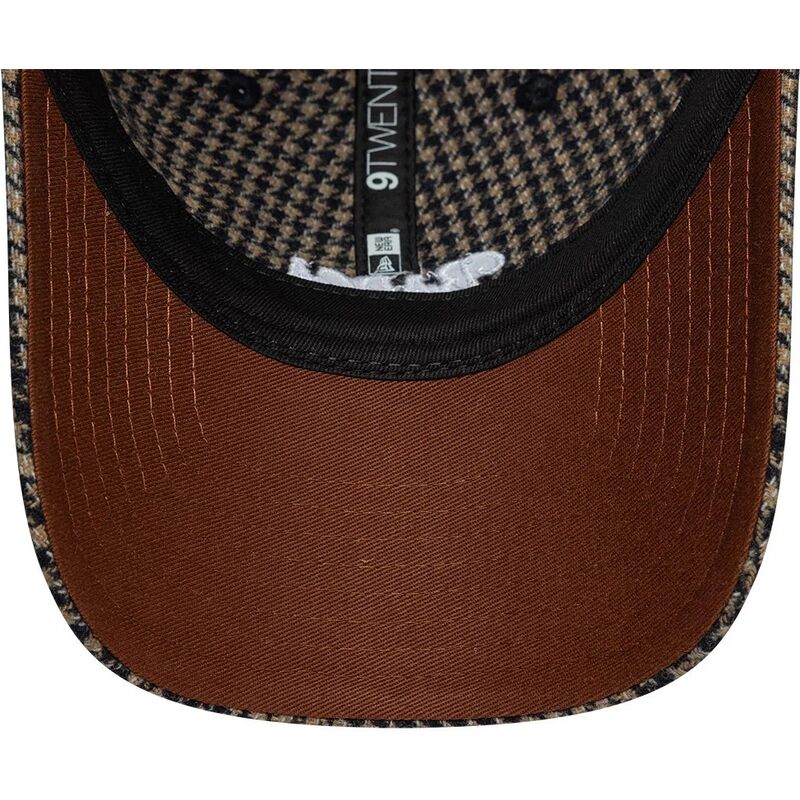 new-era-curved-brim-9twenty-herringbone-fc-barcelona-laliga-brown-adjustable-cap new-era-curved-brim-9twenty-herringbone-fc-barcelona-laliga-brown-adjustable-cap