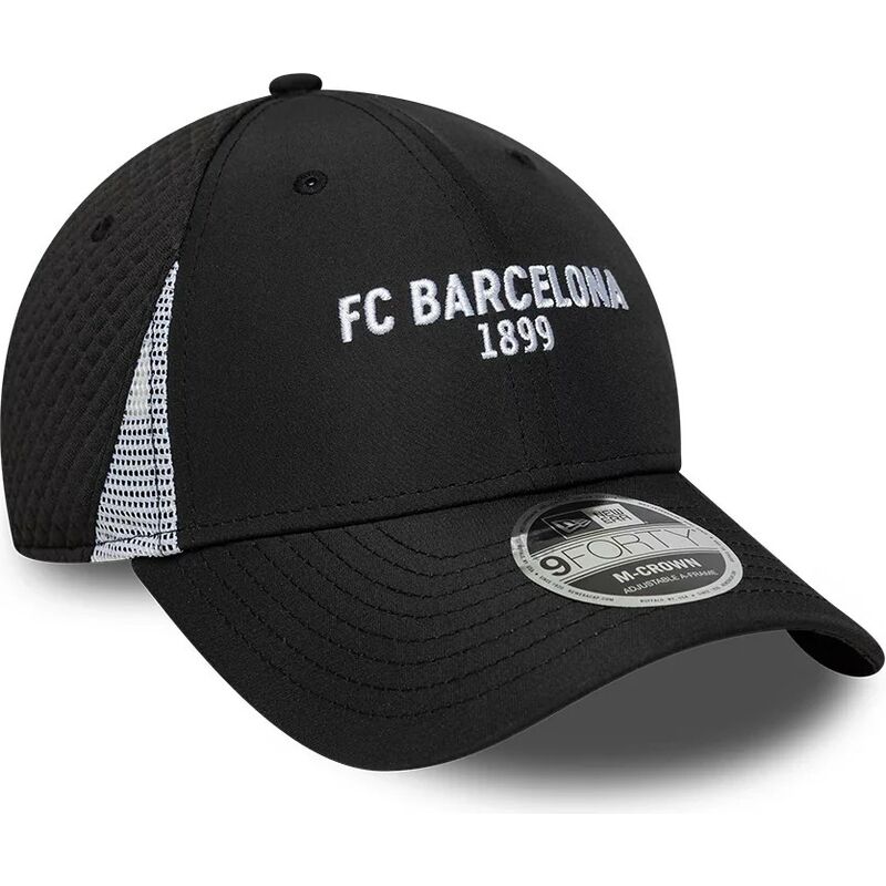 gorra-curva-negra-snapback-9forty-m-crown-featherweight-poly-de-fc-barcelona-laliga-de-new-era