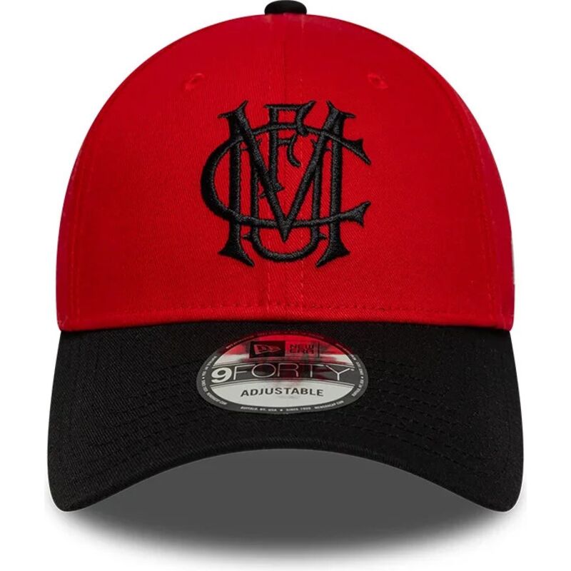 new-era-curved-brim-9forty-contrast-manchester-united-football-club-premier-league-red-and-black-adjustable-cap new-era-curved-brim-9forty-contrast-manchester-united-football-club-premier-league-red-and-black-adjustable-cap