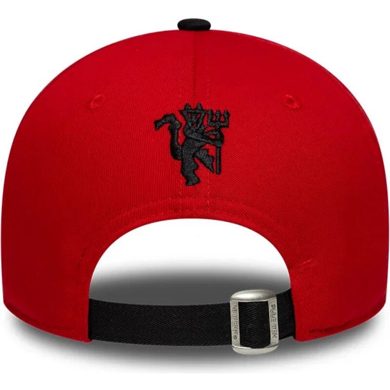 new-era-curved-brim-9forty-contrast-manchester-united-football-club-premier-league-red-and-black-adjustable-cap new-era-curved-brim-9forty-contrast-manchester-united-football-club-premier-league-red-and-black-adjustable-cap