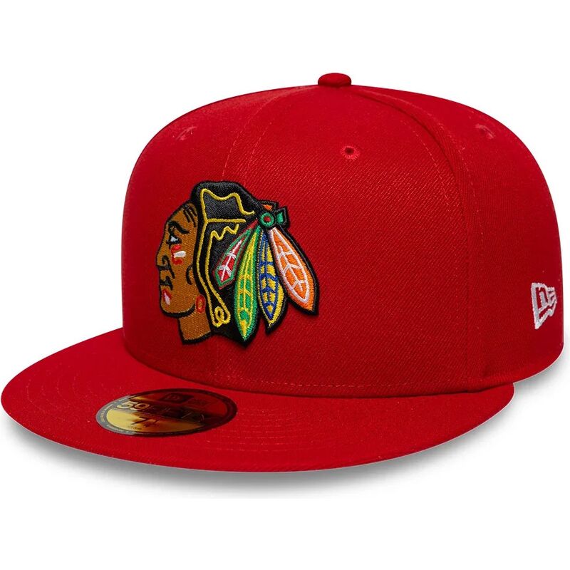 gorra-plana-roja-ajustada-59fifty-basic-de-chicago-blackhawks-nhl-de-new-era