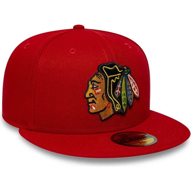 gorra-plana-roja-ajustada-59fifty-basic-de-chicago-blackhawks-nhl-de-new-era