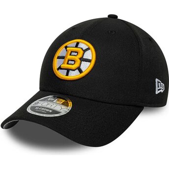 Gorra curva negra snapback 9FORTY M-Crown Team de Boston Bruins NHL de New Era