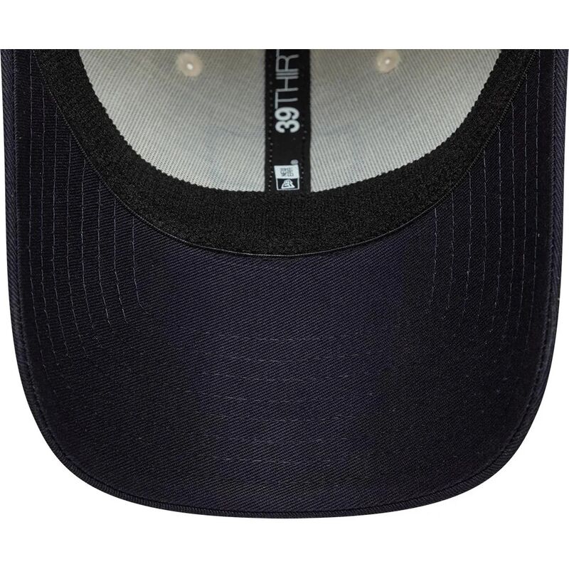 new-era-curved-brim-39thirty-seasonal-associazione-sportiva-roma-serie-a-beige-and-navy-blue-fitted-cap new-era-curved-brim-39thirty-seasonal-associazione-sportiva-roma-serie-a-beige-and-navy-blue-fitted-cap