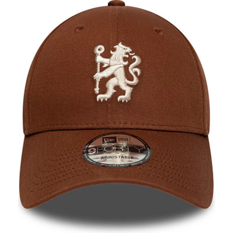 gorra-curva-marron-snapback-9forty-team-de-chelsea-football-club-premier-league-de-new-era