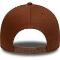 new-era-curved-brim-9forty-team-chelsea-football-club-premier-league-brown-snapback-cap