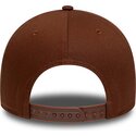 new-era-curved-brim-9forty-seasonal-stade-toulousain-top-14-brown-snapback-cap