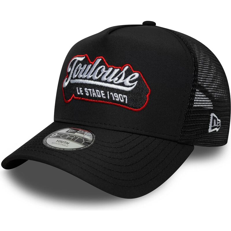 gorra-trucker-negra-para-nino-e-frame-patch-de-stade-toulousain-de-new-era