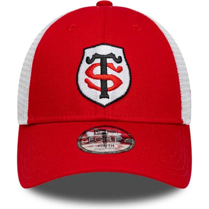 gorra-trucker-roja-y-blanca-ajustable-para-nino-9forty-league-de-stade-toulousain-top-14-de-new-era