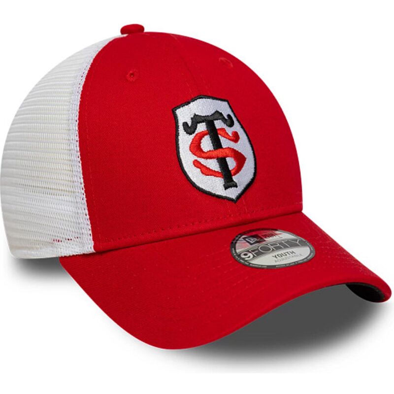 gorra-trucker-roja-y-blanca-ajustable-para-nino-9forty-league-de-stade-toulousain-top-14-de-new-era