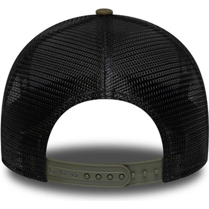 gorra-trucker-verde-y-negra-e-frame-faux-suede-de-stade-toulousain-top-14-de-new-era