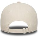 gorra-curva-beige-ajustable-con-logo-rojo-9twenty-faux-suede-de-stade-toulousain-top-14-de-new-era