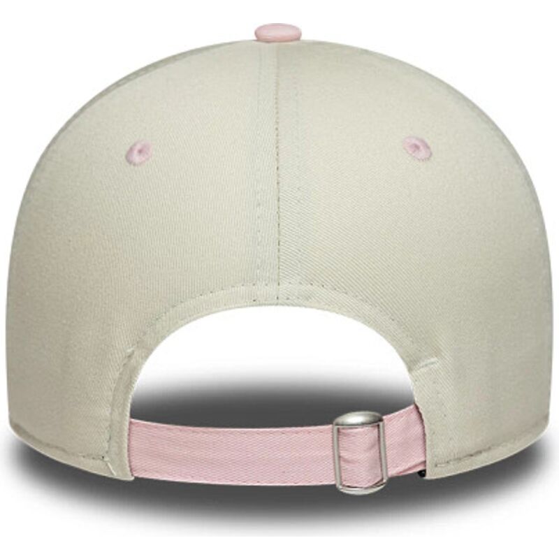 gorra-curva-beige-y-rosa-ajustable-para-mujer-9twenty-de-newcastle-united-football-club-premier-league-de-new-era