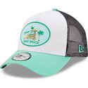 gorra-trucker-verde-y-blanca-a-frame-location-de-miami-de-new-era