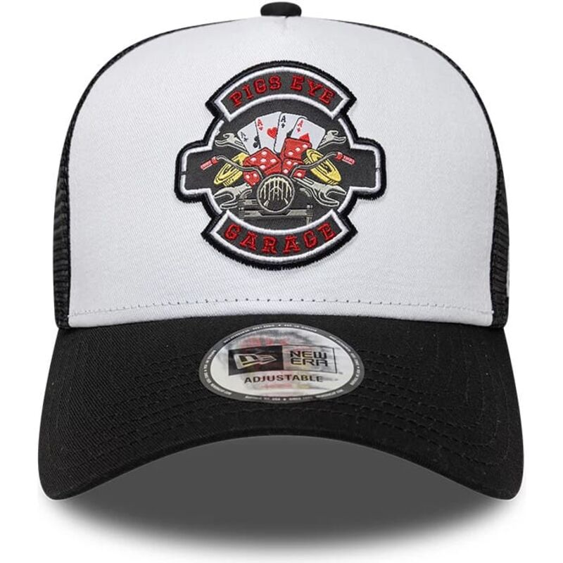 gorra-trucker-negra-y-blanca-a-frame-location-icon-de-pigs-eye-garage-de-new-era