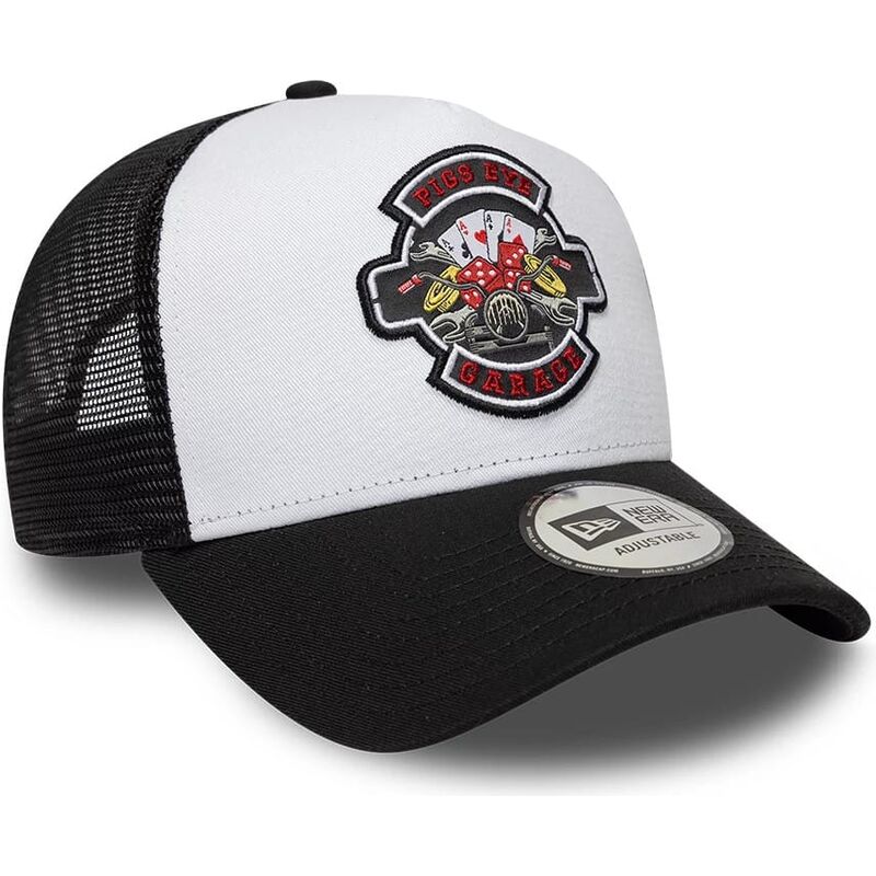 gorra-trucker-negra-y-blanca-a-frame-location-icon-de-pigs-eye-garage-de-new-era