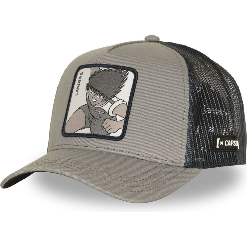 capslab-kojiro-hyuga-oet2-lan-captain-tsubasa-grey-and-blue-trucker-hat