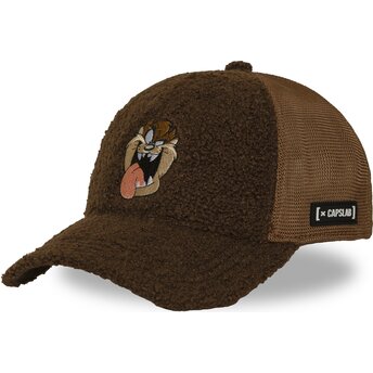 Gorra trucker marrón Diablo de Tasmania LOO14 TAZ Looney Tunes de Capslab
