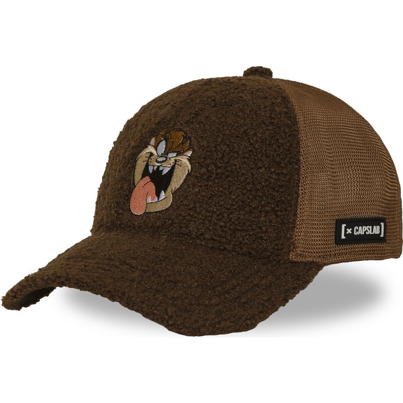 gorra-trucker-marron-diablo-de-tasmania-loo14-taz-looney-tunes-de-capslab