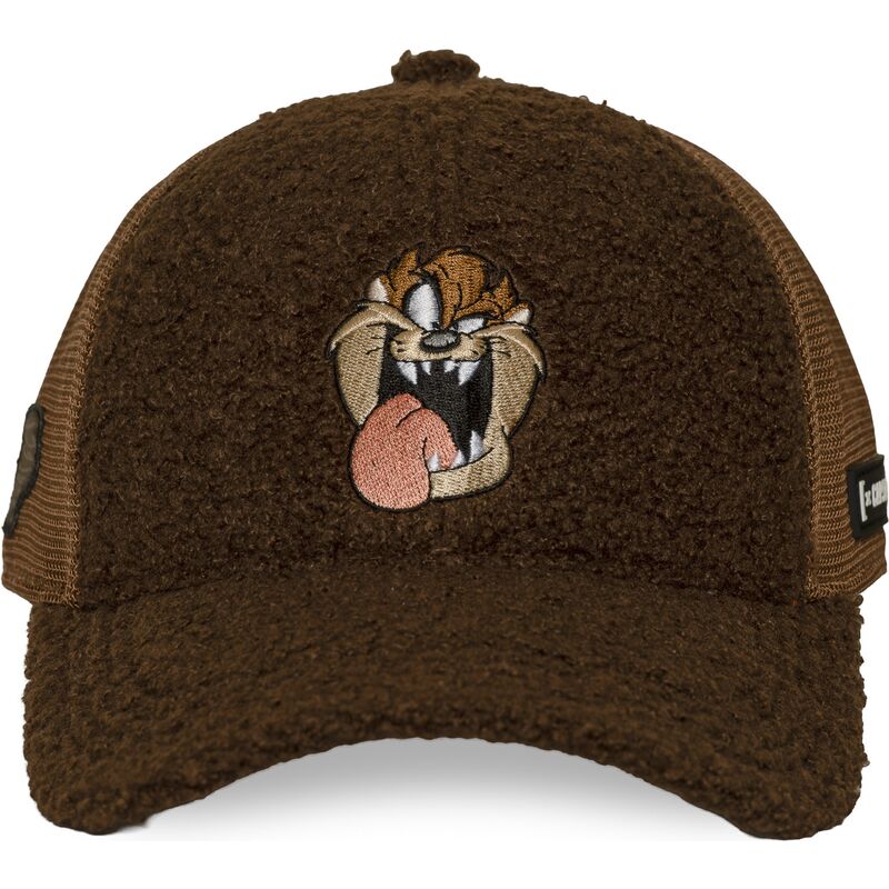 gorra-trucker-marron-diablo-de-tasmania-loo14-taz-looney-tunes-de-capslab