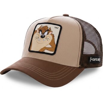 Gorra trucker marrón Diablo de Tasmania LOO TAZ2R Looney Tunes de Capslab