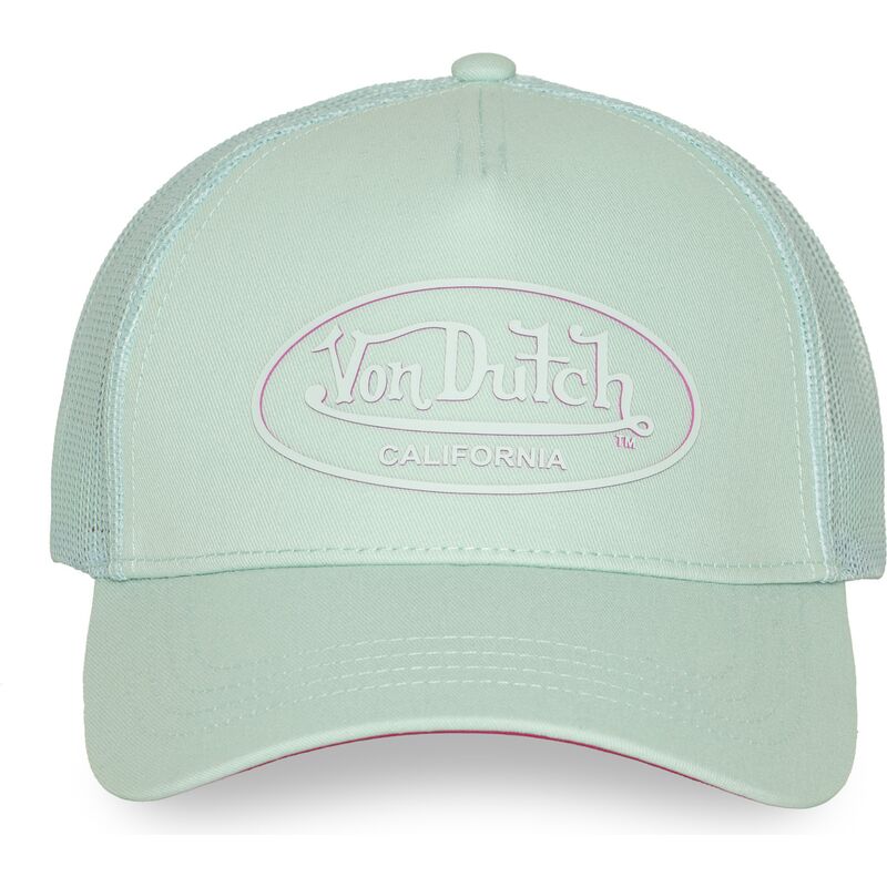 gorra-trucker-verde-y-rosa-log21-de-von-dutch