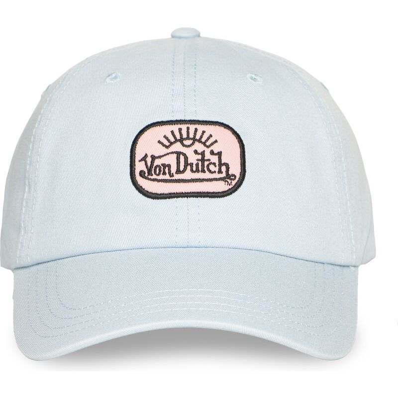 gorra-curva-azul-claro-ajustable-log11-de-von-dutch gorra-curva-azul-claro-ajustable-log11-de-von-dutch